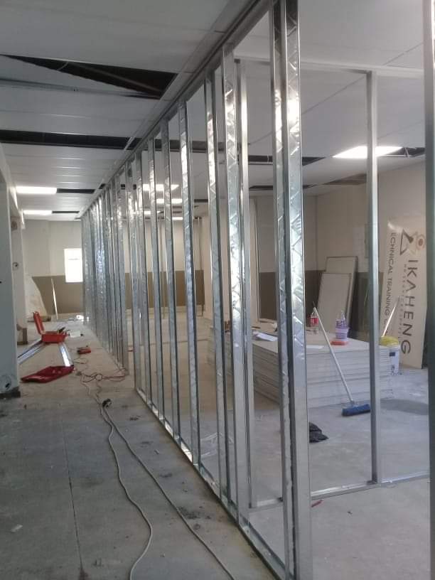 Commercial drywall partitioning