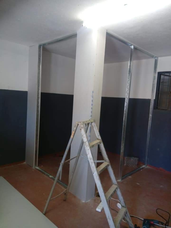 Drywall frame and wall installation
